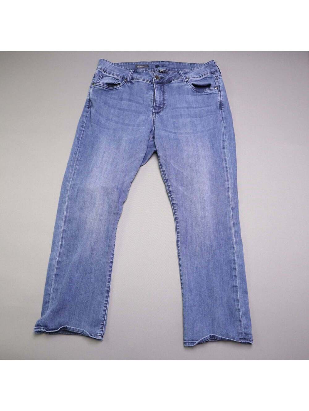 Kut From The Kloth Womens 16W Baby Bootcut Denim Jeans Medium Wash Stretch Blue